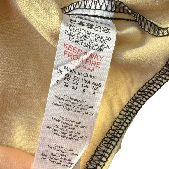 Pretty Little Thing Stone Woven Strapless Corset NEW Women 0 Baddie Edgy Club - Picture 9 of 9